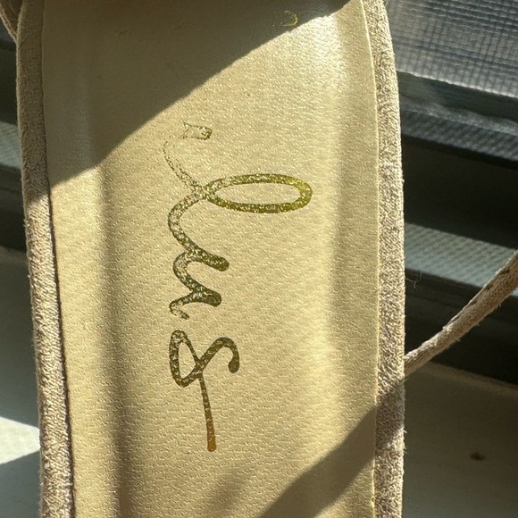 Lulu’s Nude Block Clear Strap Lace Up Strappy Heel Sandals (Style Morini 8.5) - Picture 2 of 9